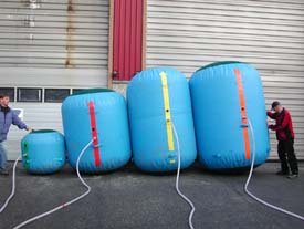 Lyftkuddar fr�n StorStockholms B�rgningstj�nst AB - Lyftkuddesystem SC INFLATABLES.