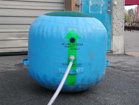 Starter Bag h�jd 80 cm Cap 3500 kg. Lyftkuddar fr�n StorStockholms B�rgningstj�nst AB - Lyftkuddesystem SC INFLATABLES.