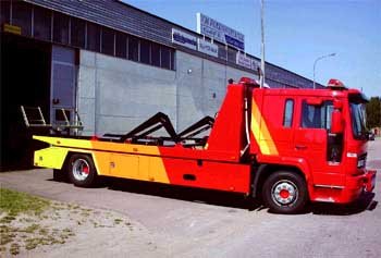 nylevererade bil 125 Volvo FL615